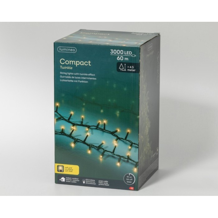 LUCI 3000 LED LUCE CALDA L.6MT. ESTERNO